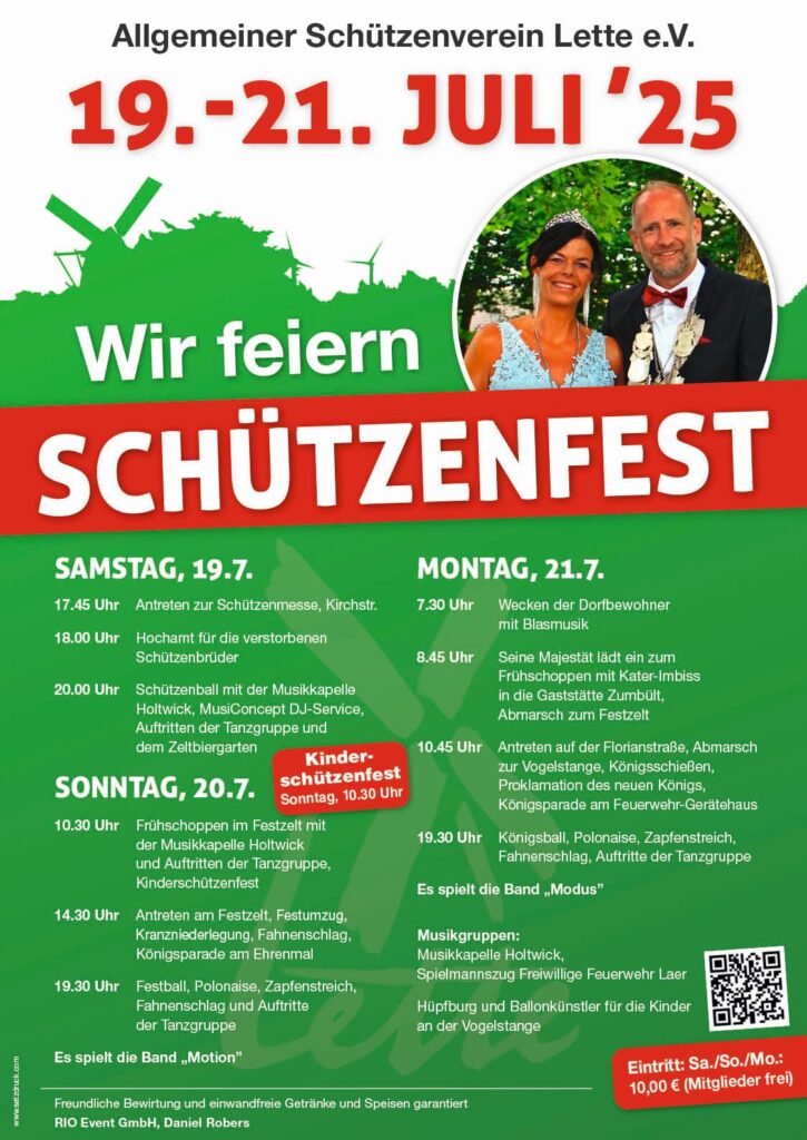 Termine Schützenfest Termine zu unserem Schützenfest